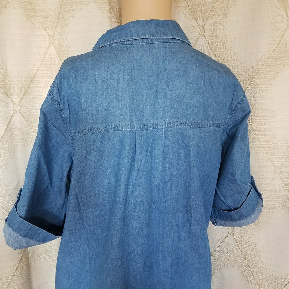 Allforcolor Everyday Denim Tunic Dress - Picture 8 of 8